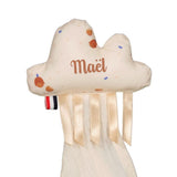 Doudou lange en gaze de coton - Noisette doudou lange MELLIPOU