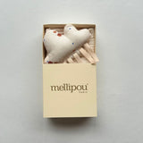 Doudou lange en gaze de coton - Noisette doudou lange MELLIPOU