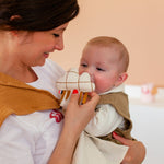 Doudou lange en gaze de coton - David doudou lange MELLIPOU