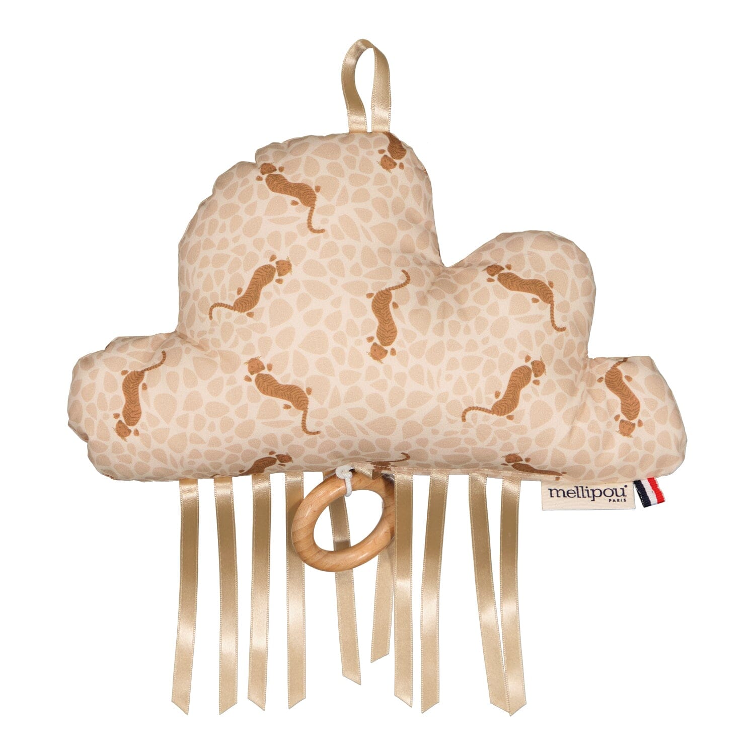 Peluche musicale personnalisable en forme de nuage - Elvis coussins musicaux nuage MELLIPOU