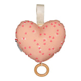 Coussin musical bébé coeur - Amour coussins musicaux mini nuages MELLIPOU