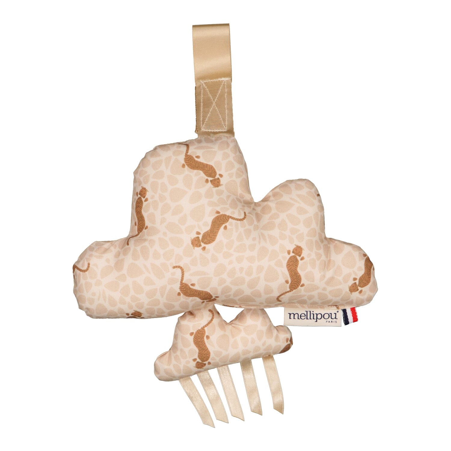 Mini doudou musical en forme de nuage - Elvis coussins musicaux mini nuages MELLIPOU