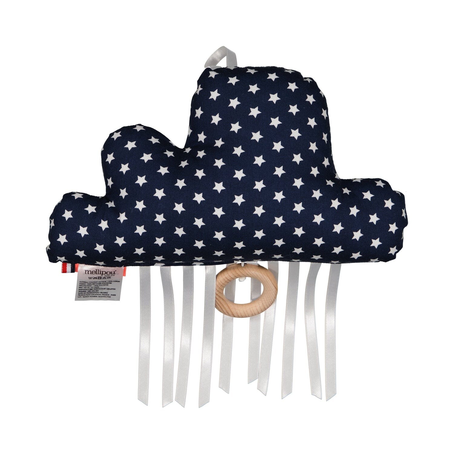 Nuage musical avec une berceuse connue - Night coussins musicaux nuage MELLIPOU