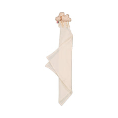 Doudou lange mixte et personnalisable, couleur crème - Elvis doudou lange MELLIPOU