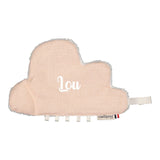 Doudou attache tétine rose à paillette - Taylor doudou attache-sucette MELLIPOU