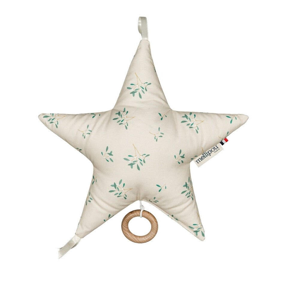 Étoile musicale mixte personnalisable - Léonard coussins musicaux étoile MELLIPOU