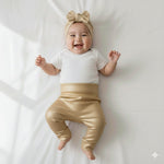 Ensemble bébé brillant doré - Chantal coffret naissance original MELLIPOU