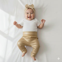 Ensemble bébé brillant doré - Chantal coffret naissance original MELLIPOU