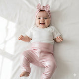 Ensemble bébé pailleté rose - Liliane coffret naissance original MELLIPOU