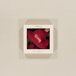 Coffret naissance rouge terracotta-Wilde coffret naissance classique MELLIPOU