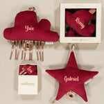 Coffret naissance rouge terracotta-Wilde coffret naissance classique MELLIPOU
