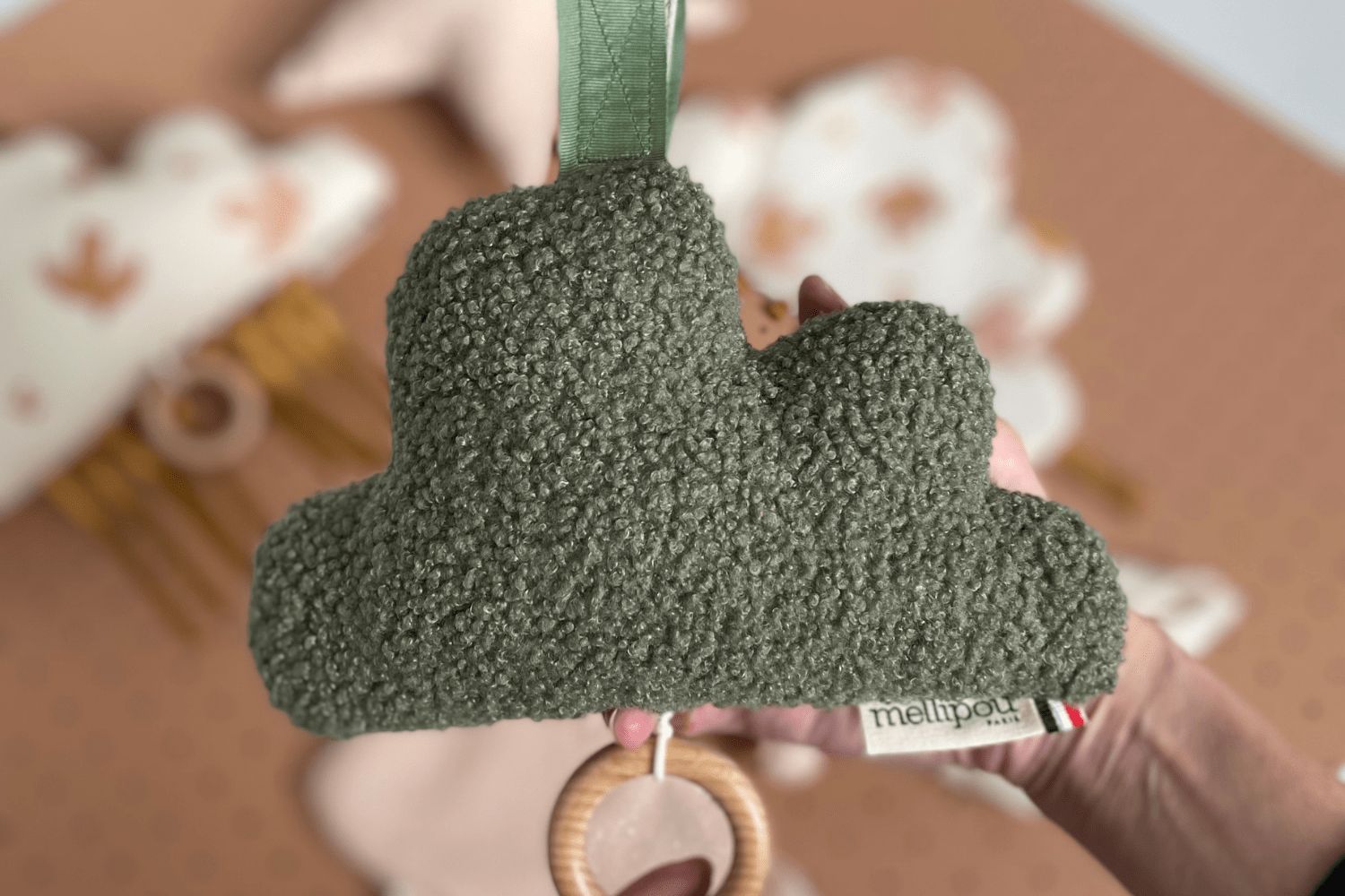 Mini nuage musical - Usher coussins musicaux nuage MELLIPOU