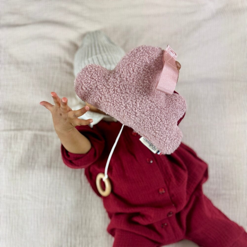 Mini nuage musical original - Pink coussins musicaux nuages MELLIPOU