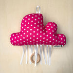 Coussin musical rose original Linda ( rose) coussins musicaux nuage MELLIPOU