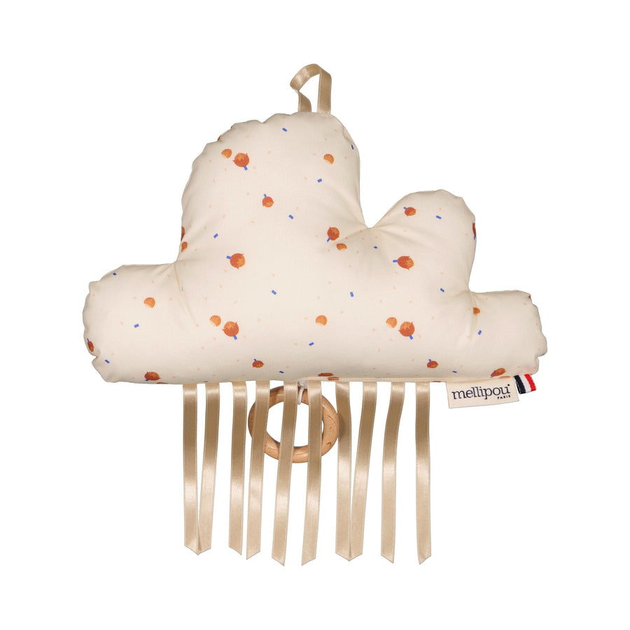 Doudou musical bébé - Nuage musical Noisette coussins musicaux nuage MELLIPOU