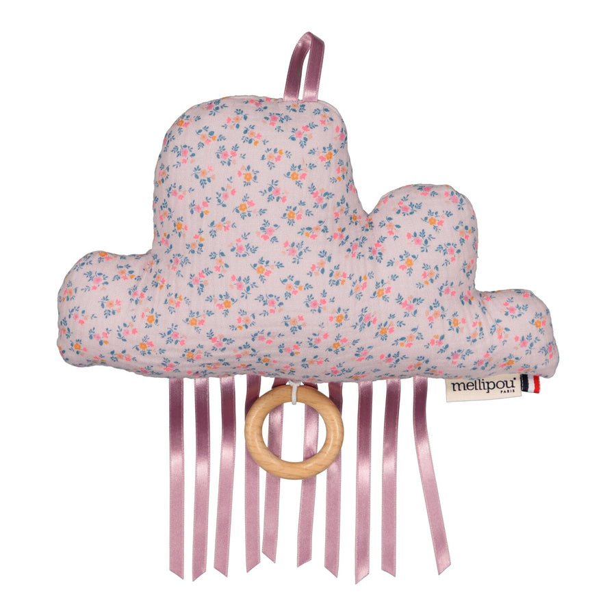 Peluche musicale bébé en forme de nuage - Miley coussins musicaux nuage MELLIPOU