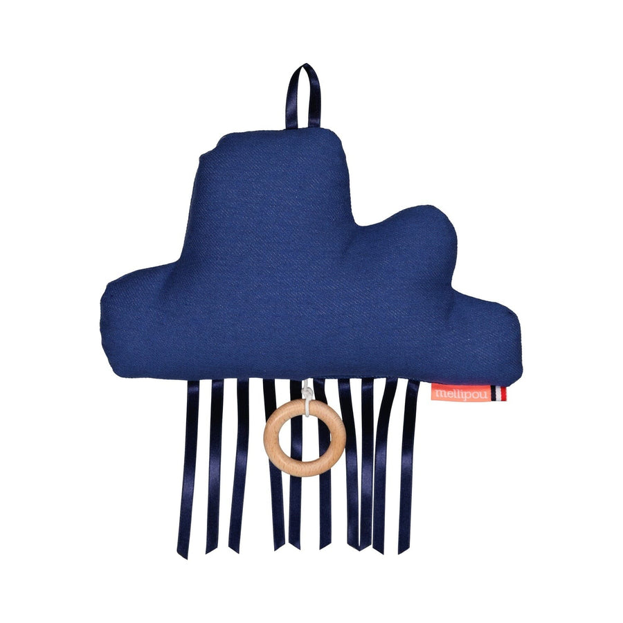 Coussin nuage musical en jean recyclé - Genesis coussins musicaux nuage MELLIPOU