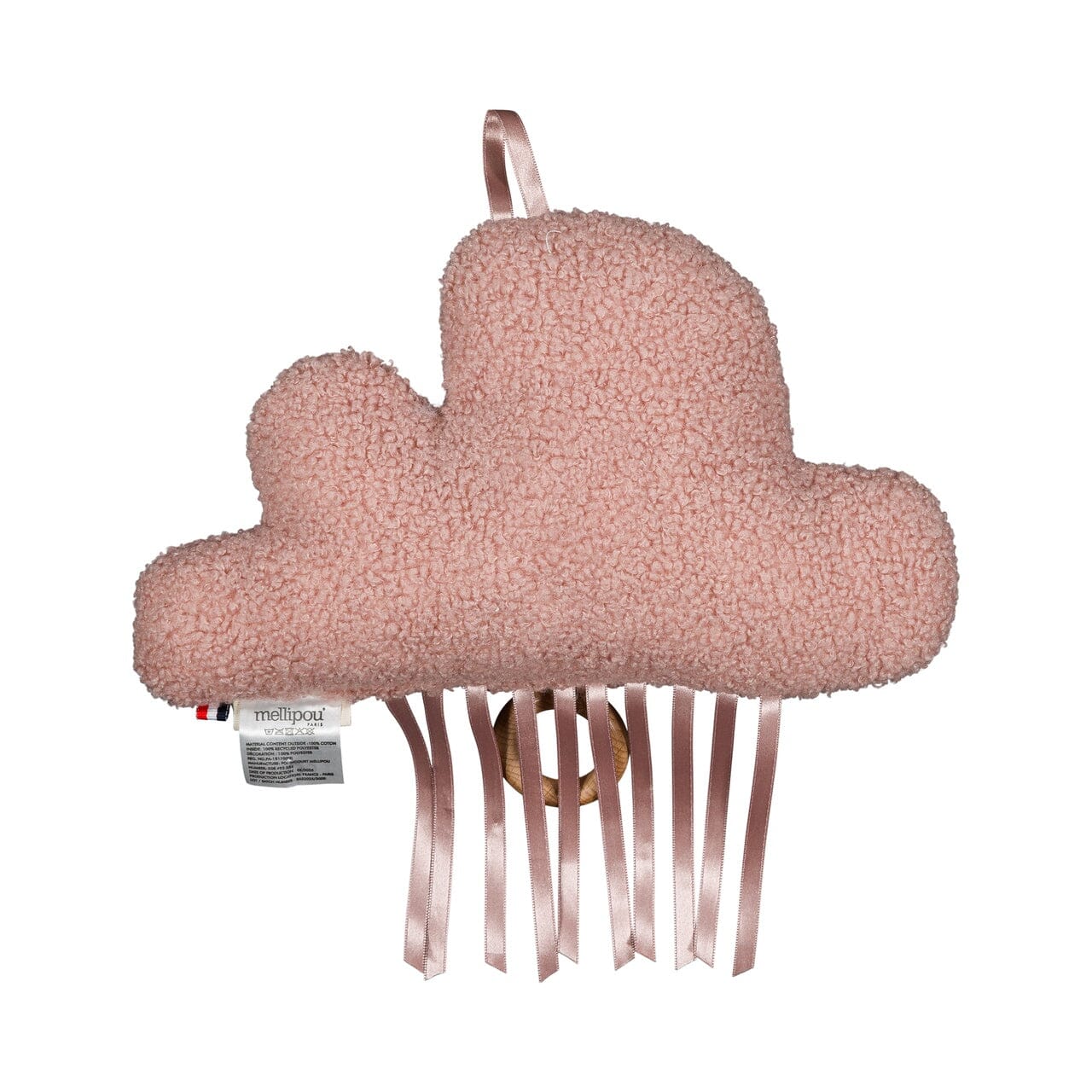 Nuage musical moumoute - Pink coussins musicaux nuage MELLIPOU