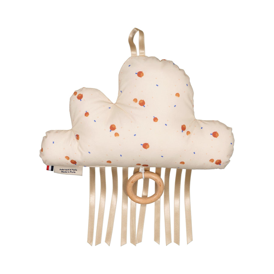 Doudou musical bébé - Nuage musical Noisette coussins musicaux nuage MELLIPOU