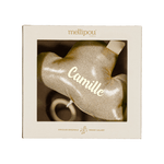 Coussin musical doré pailletté - Chantal Nuage musical MELLIPOU