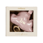 Mini nuage rose pailletté - Liliane Nuage musical MELLIPOU