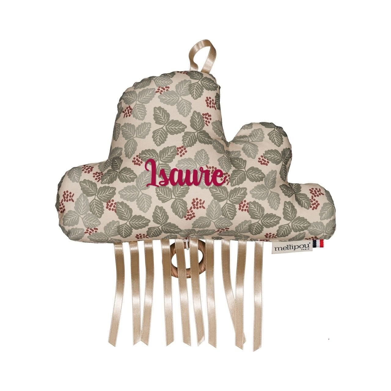 Nuage musical personnalisable Quincy coussins musicaux étoile MELLIPOU