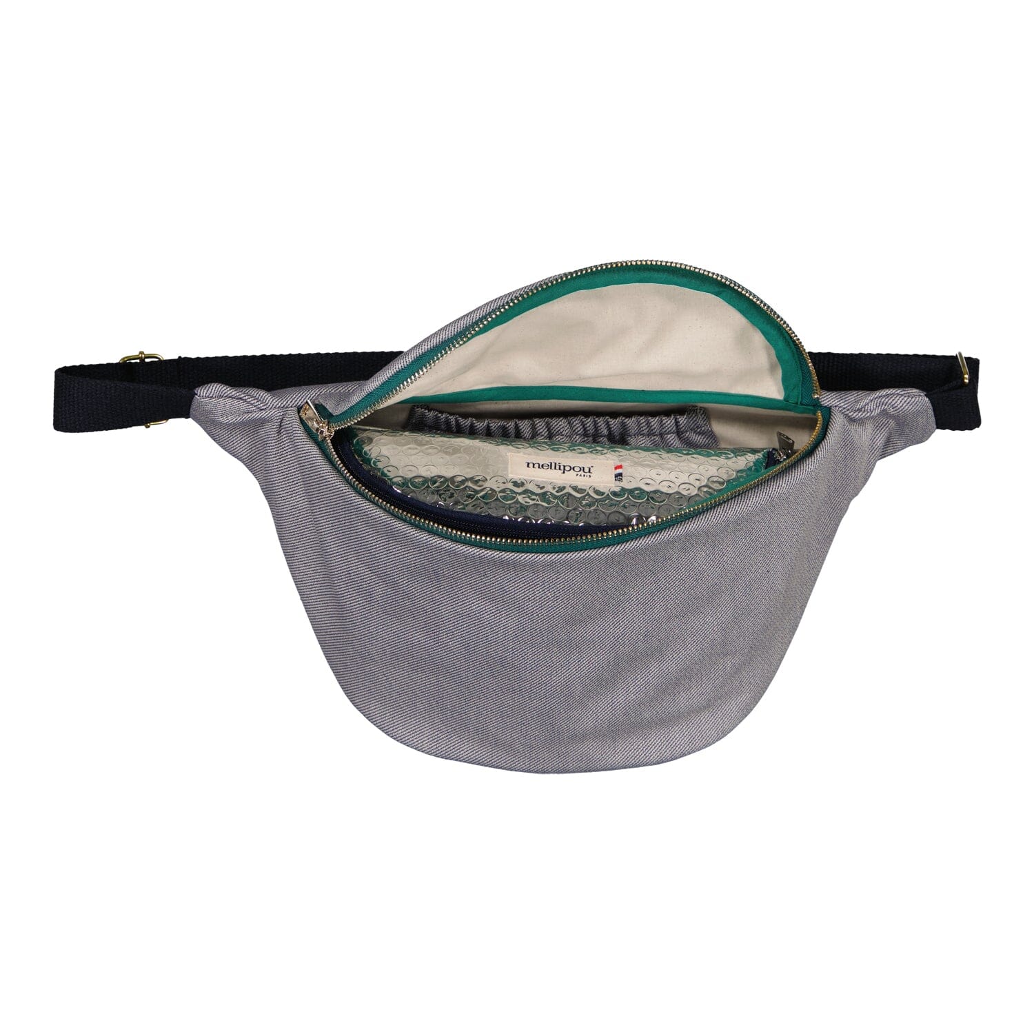 Sac banane à langer couleur sauge - John Accessoires de poussette pour bébés MELLIPOU