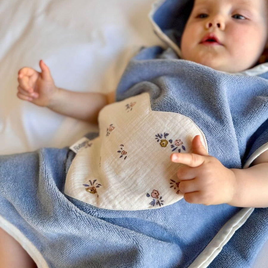 Poncho de bain mixte bébé personnalisable - Angèle poncho de bain bébé MELLIPOU