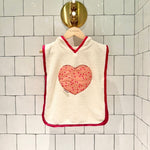 Poncho plage et bain bébé - Amour poncho de bain bébé MELLIPOU
