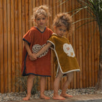 Poncho plage et bain bébé léopard - Baker poncho de bain bébé MELLIPOU