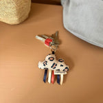 Porte-clés léopard en forme de nuage pour maman - motif Baker MELLIPOU