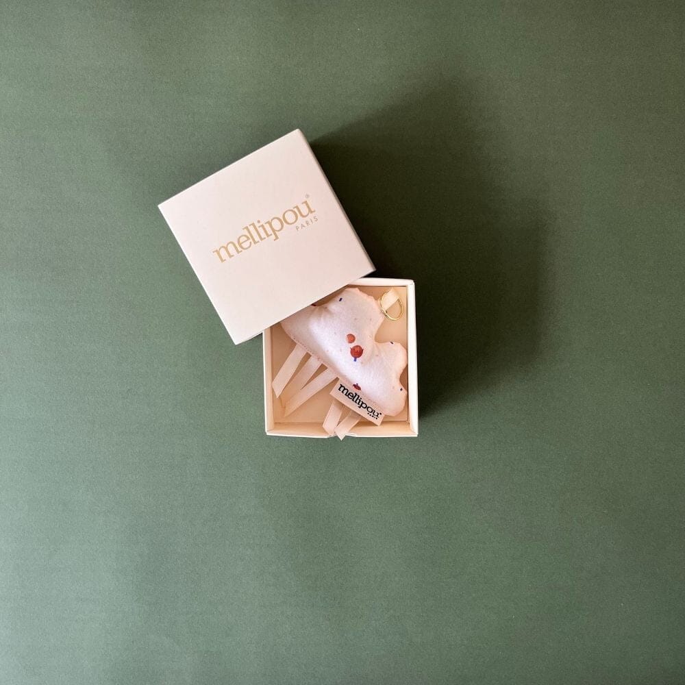 Porte-clés nuage personnalisable et original - Noisette Porte-clés MELLIPOU