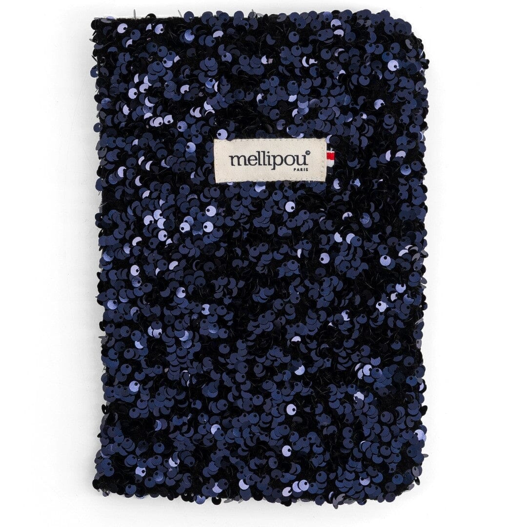 Protège carnet de santé bleu pailleté - Roland Carnet de santé MELLIPOU