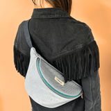 Sac banane à langer jean - John Accessoires de poussette pour bébés MELLIPOU