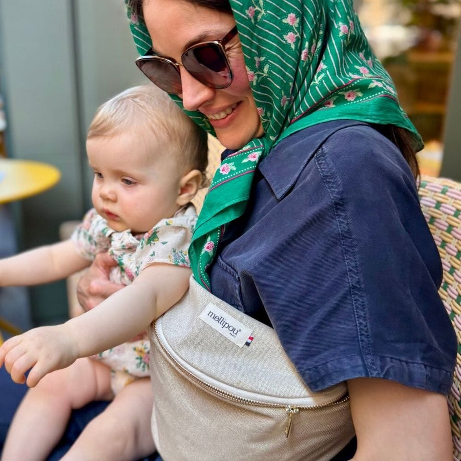 Sac banane à langer fonctionnel pour parents - Whitney Accessoires de poussette pour bébés MELLIPOU