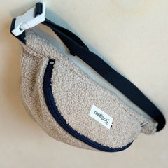 Sac banane pour enfant moumoute beige - Summer sac banane enfant MELLIPOU