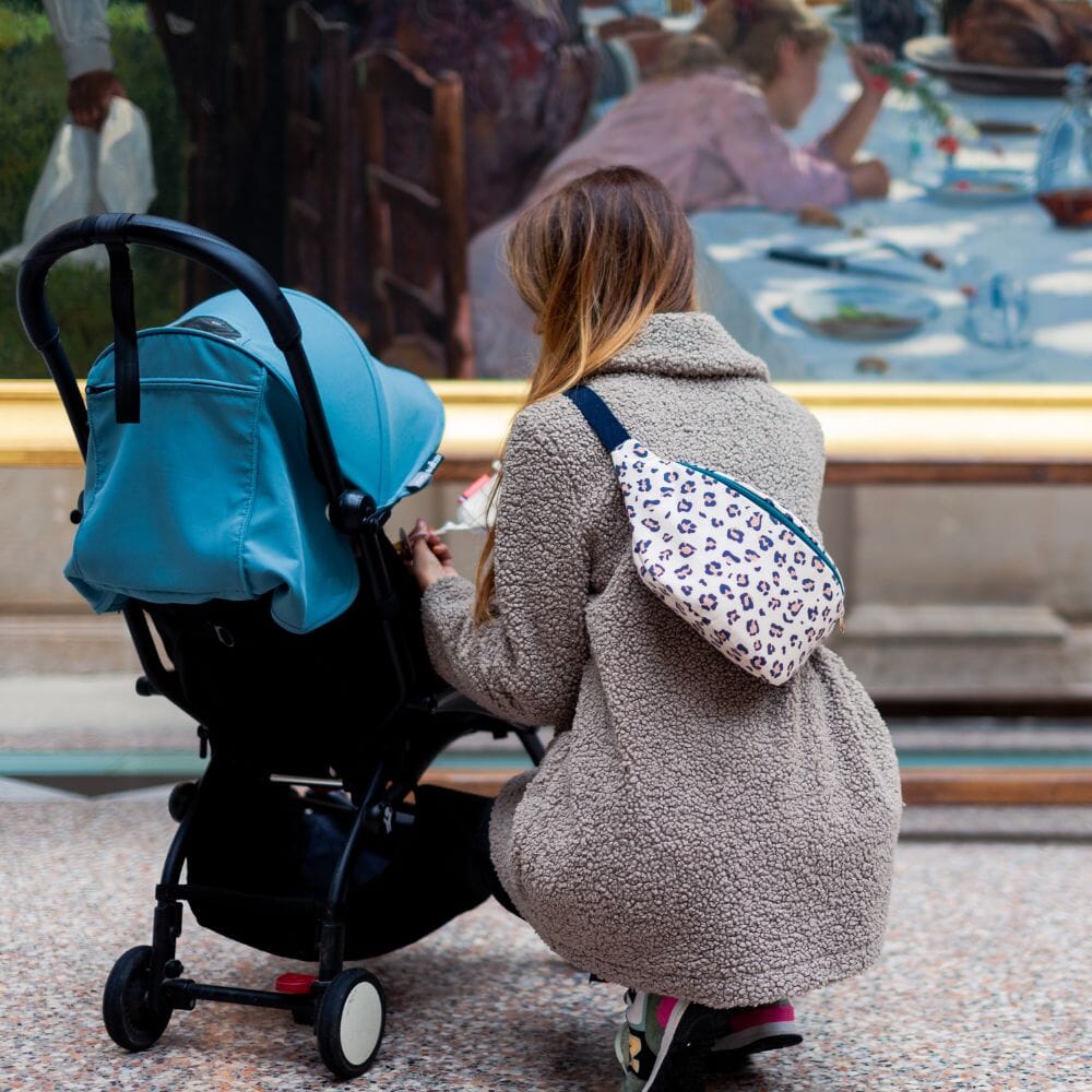 Sac banane à langer - "All over" Léopard Accessoires de poussette pour bébés MELLIPOU