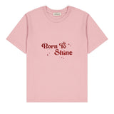 Tee-shirt femme paillettes - Message "Born To Shine" tee-shirt MELLIPOU