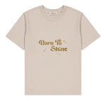 Tee-shirt femme paillettes - Message "Born To Shine" tee-shirt MELLIPOU