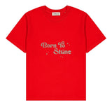 Tee-shirt femme paillettes - Message "Born To Shine" tee-shirt MELLIPOU