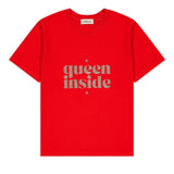 Tee-shirt pailleté femme - Message "Queen Inside" tee-shirt MELLIPOU