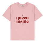 Tee-shirt pailleté femme - Message "Queen Inside" tee-shirt MELLIPOU