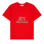 T-shirt femme à paillettes - Message “Shine Like a Diamond” tee-shirt MELLIPOU
