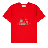 T-shirt femme à paillettes - Message “Shine Like a Diamond” tee-shirt MELLIPOU