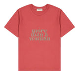 Tee-shirt femme coton - Message pailleté "More than a Woman" tee-shirt MELLIPOU