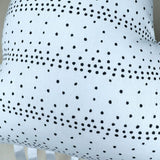 Nuage musical original noir et blanc Dott ( pois noir) coussins musicaux nuage MELLIPOU