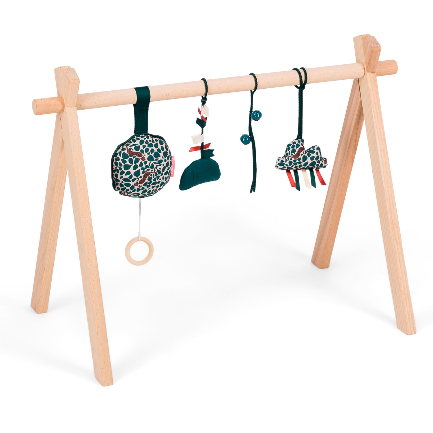 Arche d'éveil en bois avec coussin musical - Mika arche d'éveil MELLIPOU