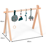 Arche d'éveil en bois avec coussin musical - Mika arche d'éveil MELLIPOU