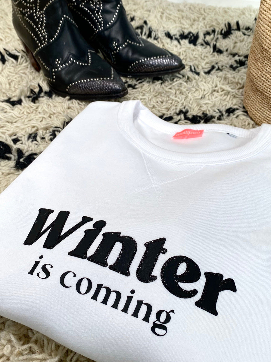 Sweat-shirt femme culte - "Winter is coming" sweatshirt winter MELLIPOU