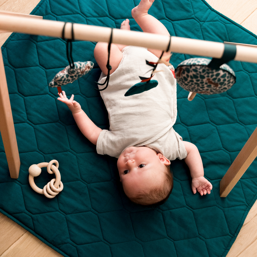 Arche d'éveil musical pour bébé - motif léopard – MELLIPOU